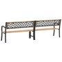 Doppelte Gartenbank aus chinesischem Tannenholz 238 cm von vidaXL, Gartenbänke - Ref: Foro24-317134, Preis: 169,55 €, Rabatt: %