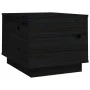 Solid black pine wood coffee table 40x50x35 cm by vidaXL, Coffee table - Ref: Foro24-813414, Price: 65,81 €, Discount: %