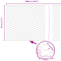 Cerca Hexagonal Gris 0.8x100 m Acero de , Paneles de vallas - Ref: Foro24-42005603, Precio: 94,38 €, Descuento: %