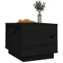 Solid black pine wood coffee table 40x50x35 cm by vidaXL, Coffee table - Ref: Foro24-813414, Price: 65,81 €, Discount: %