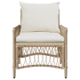 Silla de Jardín con Cojines Beige 60x70x78 cm de Ratán de , Sillas de jardín - Ref: Foro24-42006221, Precio: 122,20 €, Descue...