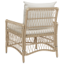 Silla de Jardín con Cojines Beige 60x70x78 cm de Ratán de , Sillas de jardín - Ref: Foro24-42006221, Precio: 122,20 €, Descue...