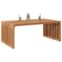 Mesa Lateral de Jardín 90x49.7x36 cm Madera Maciza de Teca