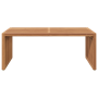 Mesa Lateral de Jardín 90x49.7x36 cm Madera Maciza de Teca