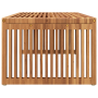 Mesa Lateral de Jardín 90x49.7x36 cm Madera Maciza de Teca
