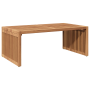 Mesa Lateral de Jardín 90x49.7x36 cm Madera Maciza de Teca
