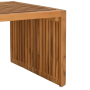Mesa Lateral de Jardín 90x49.7x36 cm Madera Maciza de Teca