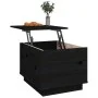 Solid black pine wood coffee table 40x50x35 cm by vidaXL, Coffee table - Ref: Foro24-813414, Price: 65,81 €, Discount: %