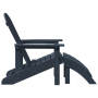 Silla Adirondack de con Reposapiés Azul Marino HDPE | Foro24.es | Tu tienda online para hogar, jardín y más Foro24.es