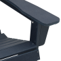 Silla Adirondack de con Reposapiés Azul Marino HDPE | Foro24.es | Tu tienda online para hogar, jardín y más Foro24.es