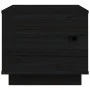 Solid black pine wood coffee table 40x50x35 cm by vidaXL, Coffee table - Ref: Foro24-813414, Price: 65,81 €, Discount: %