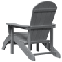 Silla Adirondack con Reposapiés Gris Claro HDPE de , Sillas de jardín - Ref: Foro24-42006632, Precio: 154,26 €, Descuento: %