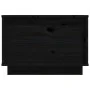Solid black pine wood coffee table 40x50x35 cm by vidaXL, Coffee table - Ref: Foro24-813414, Price: 65,81 €, Discount: %