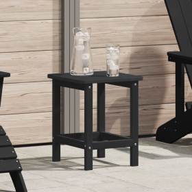 Mesa Lateral Adirondack Negra 38x38x45 cm HDPE