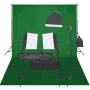 Photo studio kit with lighting set and background by vidaXL, Flashes and studio lighting - Ref: Foro24-3094682, Price: 231,59...