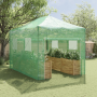 Invernadero Tipo Cámara con Estructura Plegable Verde 410x280x315 cm Acero | Foro24.es | Tu tienda online para hogar, jardín y más Foro24.es