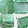 Invernadero Tipo Cámara con Estructura Plegable Verde 410x280x315 cm Acero | Foro24.es | Tu tienda online para hogar, jardín y más Foro24.es