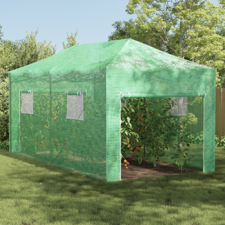 Invernadero de pie con Marco Plegable Verde 580x290x315 cm Acero de , Invernaderos - Ref: Foro24-42006645, Precio: 246,10 €, ...