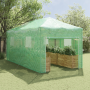 Invernadero de pie con Marco Plegable Verde 580x290x315 cm Acero de , Invernaderos - Ref: Foro24-42006645, Precio: 246,10 €, ...