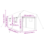 Invernadero de pie con Marco Plegable Verde 580x290x315 cm Acero de , Invernaderos - Ref: Foro24-42006645, Precio: 246,10 €, ...