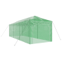 Invernadero de entrada con marco plegable Verde 870x290x315 cm Acero de , Invernaderos - Ref: Foro24-42006646, Precio: 343,28...