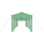 Invernadero de entrada con marco plegable Verde 870x290x315 cm Acero de , Invernaderos - Ref: Foro24-42006646, Precio: 343,28...