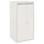 Wandschrank 2 Stk. aus massivem weißem Kiefernholz 30x30x60 cm von vidaXL, Regale und Regale - Ref: Foro24-813488, Preis: 85,...