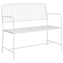 Banco Blanco Metal 103.5 x 51.5 x 90 cm Resistente