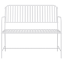 Banco Blanco Metal 103.5 x 51.5 x 90 cm Resistente