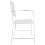 Banco Blanco Metal 103.5 x 51.5 x 90 cm Resistente