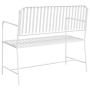 Banco Blanco Metal 103.5 x 51.5 x 90 cm Resistente