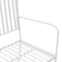 Banco Blanco Metal 103.5 x 51.5 x 90 cm Resistente
