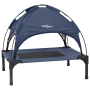 Cama para Perros Elevada Azul Marino Acero, Tela 76 x 62 x 70.5 cm | Foro24.es | Tu tienda online para hogar, jardín y más Foro24.es