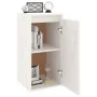 Wandschrank 2 Stk. aus massivem weißem Kiefernholz 30x30x60 cm von vidaXL, Regale und Regale - Ref: Foro24-813488, Preis: 85,...