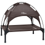 Cama para perro elevada Marrón Poliéster, Metal Mediana | Foro24.es | Tu tienda online para hogar, jardín y más Foro24.es