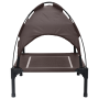 Cama para perro elevada Marrón Poliéster, Metal Mediana | Foro24.es | Tu tienda online para hogar, jardín y más Foro24.es