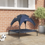 Cama elevada para perros Azul Marino Tela, Metal 71 x 64 x 71 cm de , Camas para perros - Ref: Foro24-42008198, Precio: 34,56...