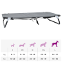 Cama Plegable para Perros Gris Claro De Metal, Tela | Foro24.es | Tu tienda online para hogar, jardín y más Foro24.es