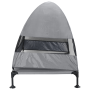 Cama Elevada para Perros con Techo Quita y Pon Gris Claro XL Acero | Foro24.es | Tu tienda online para hogar, jardín y más Foro24.es