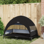 Cama Elevada para Perros con Techo Removible Negro XL Acero | Foro24.es | Tu tienda online para hogar, jardín y más Foro24.es