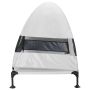 Cama Elevada para Perros con Techo Removible Gris Plateado XL Acero | Foro24.es | Tu tienda online para hogar, jardín y más Foro24.es