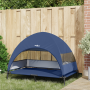 Cama elevada para perros con techo removible azul marino XL acero | Foro24.es | Tu tienda online para hogar, jardín y más Foro24.es