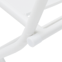 Juego de Bistro Plegable de 3 Piezas Blanco de Acero de , Conjuntos de jardín - Ref: Foro24-42010317, Precio: 172,92 €