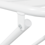 Juego de Bistro Plegable de 3 Piezas Blanco de Acero de , Conjuntos de jardín - Ref: Foro24-42010317, Precio: 172,92 €