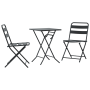 Juego de Bistro Plegable de 3 Piezas Antracita de Acero de , Conjuntos de jardín - Ref: Foro24-42010318, Precio: 175,41 €