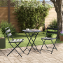 Juego de Bistro Plegable de 3 Piezas Antracita de Acero de , Conjuntos de jardín - Ref: Foro24-42010318, Precio: 175,41 €