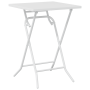 Juego de Bistro Plegable de 3 Piezas Blanco de Acero de , Conjuntos de jardín - Ref: Foro24-42010319, Precio: 175,41 €