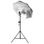 Kit de estudio fotográfico con set de luces y fondo by vidaXL, Flashes and studio lighting - Ref: Foro24-3094708, Price: 191,...