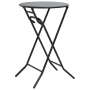 Mesa de Jardín Plegable Antracita Ø50x72 cm Acero | Foro24.es | Tu tienda online para hogar, jardín y más Foro24.es