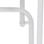 Mesa Plegable de Jardín Blanca Ø50x72 cm Acero | Foro24.es | Tu tienda online para hogar, jardín y más Foro24.es